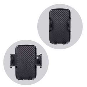 Автомобильный держатель телефона Forcell F-Grip Carbon HT1 лобовое стекло / приборная панель чёрный