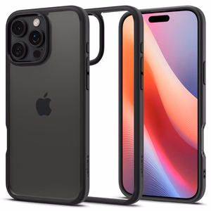 Spigen Ultra Hybrid apvalks iPhone 16 Pro Max - matēts melns