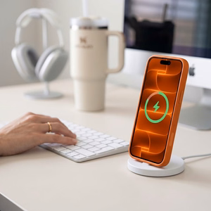 Tech-Protect Magmat MagSafe CC maciņš iPhone 18 Pro Max / 17 Pro Max, matēts oranžs