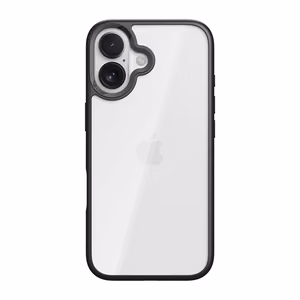 Rock Guard Lens Protection Series Maciņš for Iphone 17 caurspīdīgs-melns