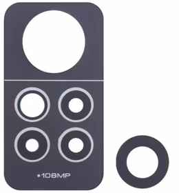 Xiaomi Redmi Note 12 Pro 4G lens priekš camera Melns 108MP (only lens 2pcs) ORG