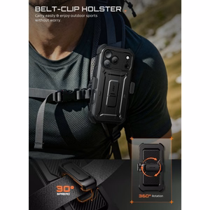 Supcase Unicorn Beetle Pro vāciņš iPhone 18 Pro / 17 Pro – melns