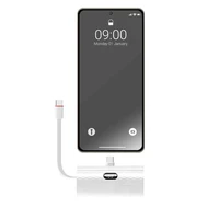 Portatīvais lādētājs Forcell F-Energy Power Plug F5K3 PD 20W 5000 mAh ar iebūvētu savienotāju USB C balta