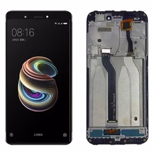 LCD displejs saderīgs ar Xiaomi Redmi 5A melns ar rāmi HQ