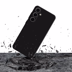 Силиконовый чехол 3mk для Samsung Galaxy S24 FE - чёрный