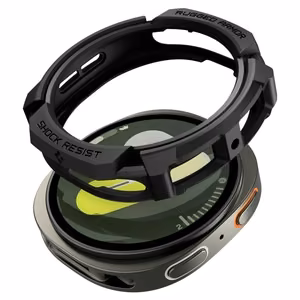 Spigen Rugged Armor viedtālruņa apvalks Samsung Galaxy Watch 8 40mm - matēts melns