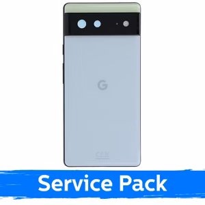 Aizmugurējais vāciņš, saderīgs ar Google Pixel 6, gaiši jūraszaļš (Service Pack)