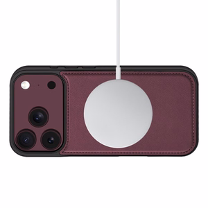 Tech-Protect Wallet MagSafe maciņš modelim iPhone 17 Pro Max / 18 Pro Max – bordo
