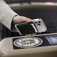 Spigen Valentinus Magnētiskā maku ar MagSafe - melns