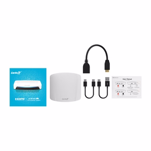 Carlinkit CPC200-Tbox UHD Carplay/Android bezvadu adapteris (balts)