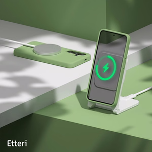 Etteri silikona viedtālruņa apvalks Samsung Galaxy S24 - gaiši zaļais