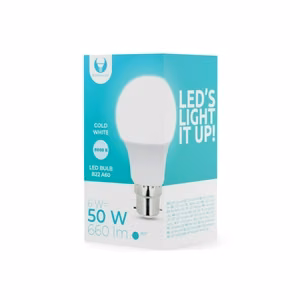 Forever Light LED лампа B22 A60 6W 230V 6000K 660lm