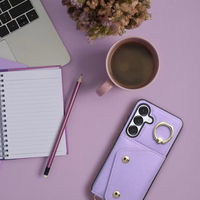 Viedtālruņa apvalks (m) WONDER paredzēts SAMSUNG A35 5G - violets