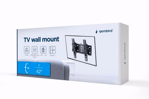 Gembird WM-42T-02 TV mount/stand 106.7 cm (42") melns