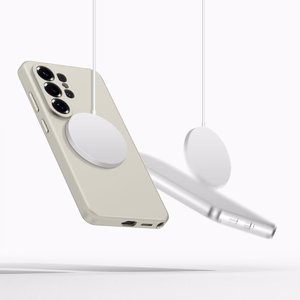 Tech-Protect Silikona MagSafe Maciņš for Samsung Galaxy S26 Ultra - bēšs