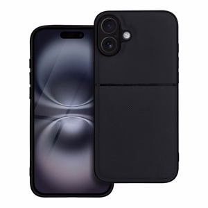 NOBLE Viedtālruņa apvalks IPHONE 16 Plus melns