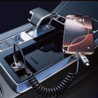 Dudao L20 Pro 4-in-1 USB-A / USB-C - Lightning / USB-C kabelis - melns