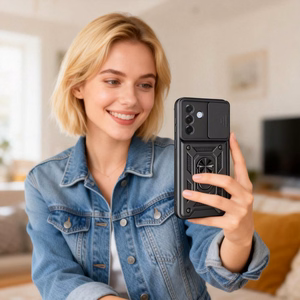 Tech-Protect CamShield Pro korpuss priekš Samsung Galaxy A37 5G - Melns