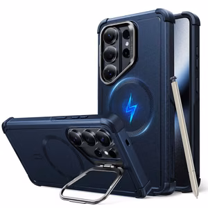 ESR Cyber Cyber Tough Kickstand MagSafe futrālis Samsung Galaxy S26 Ultra - Tumši zils