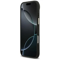 Guess viedtālruņa apvalks iPhone 17 Air HC MAGSAFE PU W/ 4G PU STRIPE melns