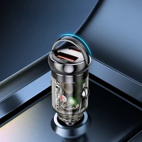 Wozinsky 65W automašīnas lādētājs USB-C PD 65W / USB-A 45W QC 3.0 - melns