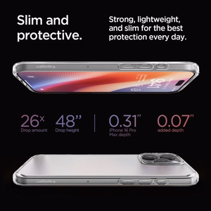 Spigen Ultra Hybrid viedtālruņa apvalks iPhone 16 Pro Max - caurspīdīgs