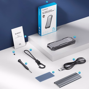 Orico OXS2C3-G2 M.2 NVMe/SATA SSD USB-C 3.2 taktiskais pastiprināts disku ietvars - pelēks
