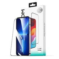 Joyroom JR-MLG0278 2.5D HD Putekļu necaurlaidīgs rūdītais stikls ar melnu rāmi priekš iPhone 15 Plus/16 Plus