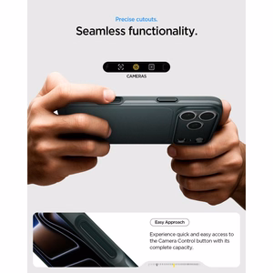 Spigen Thin Fit MagSafe maciņš iPhone 18 Pro / 17 Pro, zaļš
