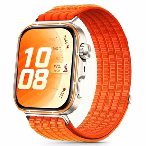 Tech-Protect neilona siksniņa Huawei Watch Fit 3 / 4 / 4 Pro / 5 / 5 Pro - oranža