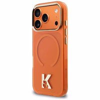 Karl Lagerfeld IML K Head Logo MagSafe Maciņš for iPhone 17 Pro - oranžs