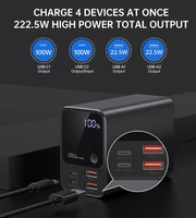 Portatīvais lādētājs Choetech B635BK USB-A / USB-C 22,5W 27000mAh (melns)
