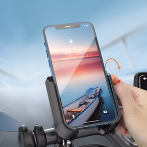 Joyroom JR-ZS431 tālruņa turētājs velosipēdam, motociklam, skrejritenim - melns