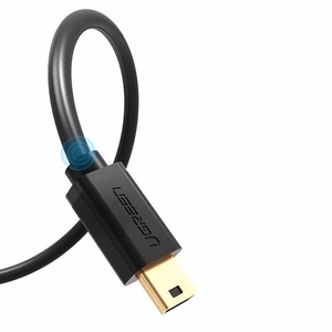 Ugreen USB kabelis - mini USB 480 Mbps 2m US132 (melns)
