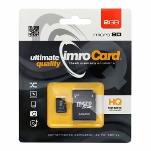 Atmiņas karte 2GB microSDHC cl. 6 + adapteris