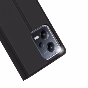 Чехол Dux Ducis Skin Pro для Xiaomi Redmi Note 12 Pro+ флип-крышка карточка бумажник подставка черный