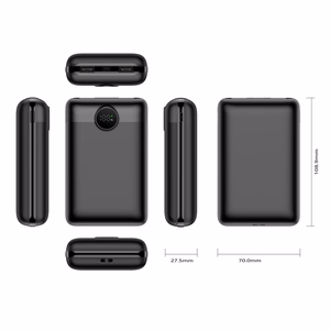 VEGER portatīvais lādētājs 20000 mAh PD QC3.0 2A 22,5W S20 (W2053) melna