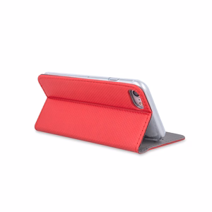 Viedais Magnet maciņš for Oppo A40 4G (Global) / A40M 4G (Global) / A60 5G (Global) sarkans