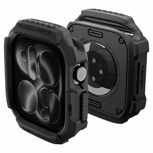 Чехол Spigen Rugged Armor для Apple Watch 42 mm – матовый чёрный