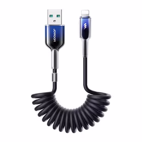 USB-A - Lightning kabelis Joyroom S-A43 1.5m melns