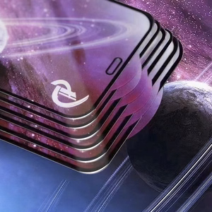 Rūdītais stikls 9D iPhone 13 Mini 5.4" ar melnu ietvaru