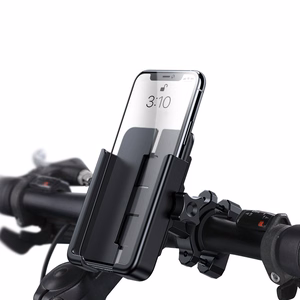 Wozinsky metal bicycle phone turētājs, scooters melns (WBHBK3)