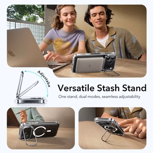 ESR Classic Hybrid Kickstand MagSafe Чехол для iPhone 17 Pro Max - прозрачный