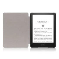Tech-Protect SmartCase viedtālruņa apvalks Kindle Paperwhite V / 5 / Signature Edition - zils ar sakuras ziediem