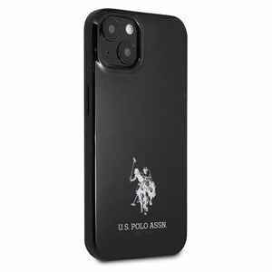 US Polo USHCP13SUMHK iPhone 13 mini 5.4" melns/melns cietais apvalks Horses Logo