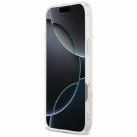 US Polo DH un apakšējās svītras logotipa MagSafe viedtālruņa apvalks iPhone 17 Pro Max - balts