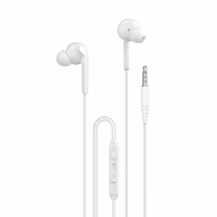 Dudao X3+ in-ear austiņas, wired, 3.5mm minijack - balts