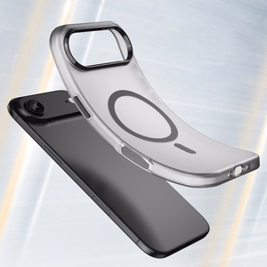 Magnētiskais abrazīvais viedtālruņa apvalks iPhone 17 Air, saderīgs ar MagSafe - matēts melns