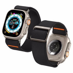 Spigen Fit Lite Ultra siksniņa Apple Watch 4/5/6/7/8/9/SE/Ultra (42/44/45/49 mm) - melns