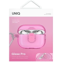 Uniq Glase Pro apvalks AirPods Pro 2 - rozā
